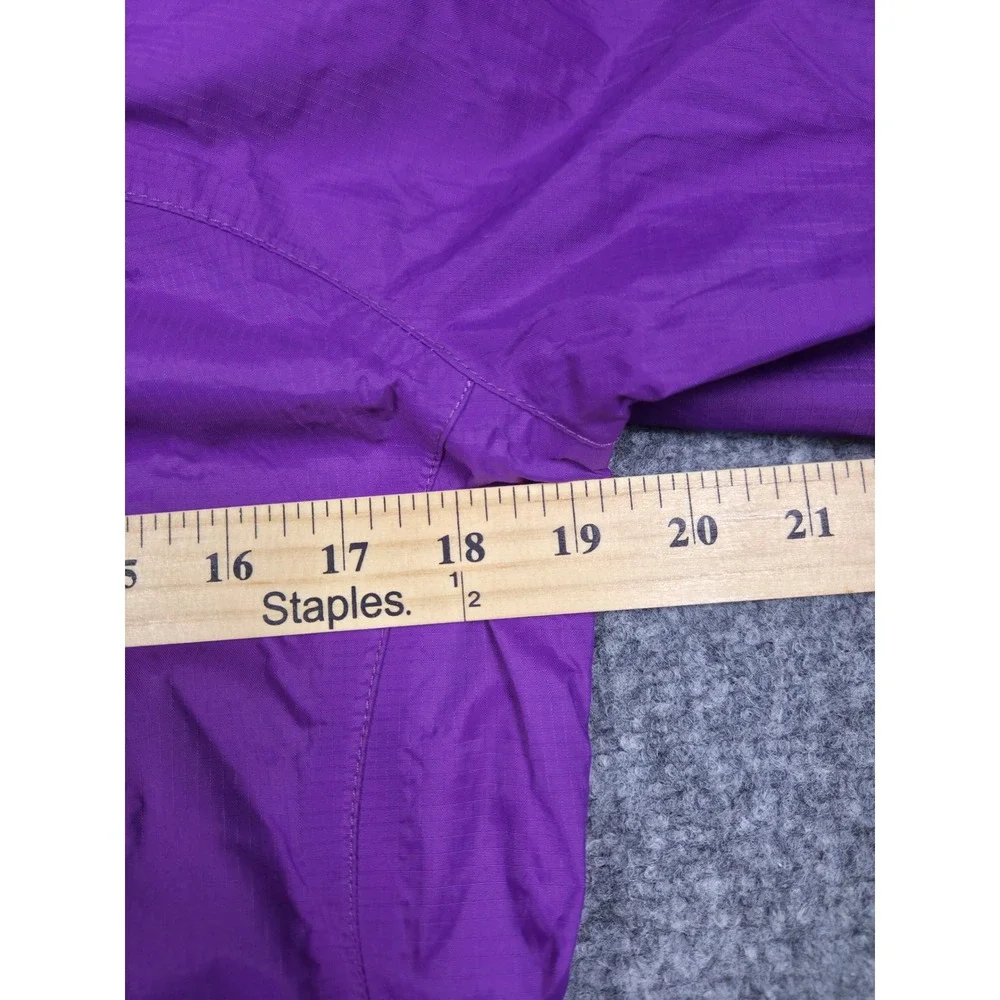 The North Face Rain Jacket Girls XL Purple HyVent Hooded Shell